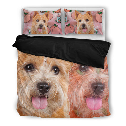 Norwich Terrier Print Bedding Set