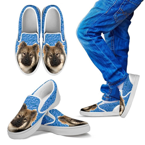 Eurasier Dog Print Slip Ons For KidsExpress Shipping