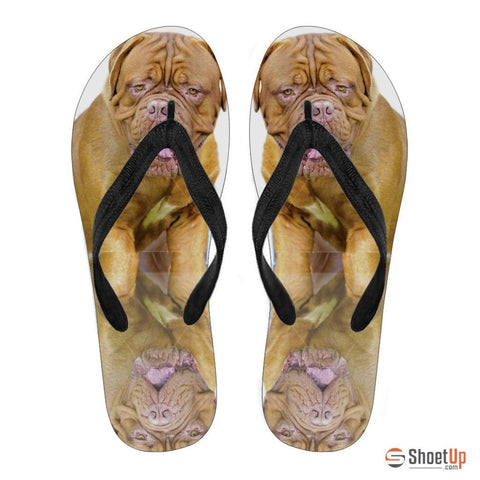 Neapolitan Mastiff Flip Flops For Women