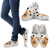 Pomeranian Dog Print Slip Ons For WomenExpress Shipping