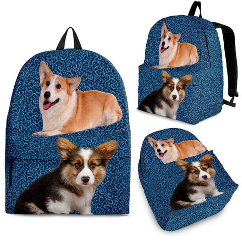 Pembroke Welsh Corgi Print BackpackExpress Shipping