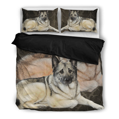 Amazing Norwegian Elkhound Print Bedding Set