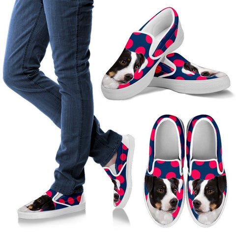 Danish Swedish Farmdog Print Slip Ons For Women Express Shipping