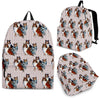 Collie Dog Print Backpack Express Shipping