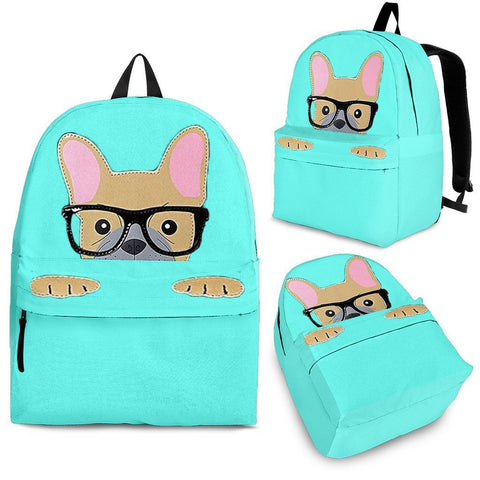 French Bulldog Print BackPack Express Shipping