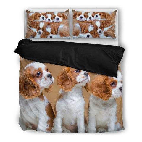 Cute Cavalier King Charles Spaniel Bedding Set