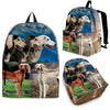 Saluki Dog Print BackpackExpress Shipping