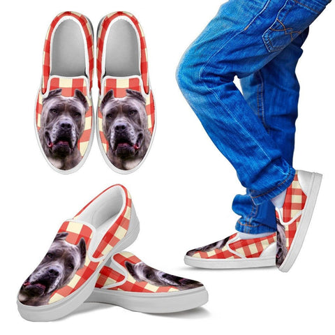 Perro De Presa Print Slip Ons For Kids Express Shipping