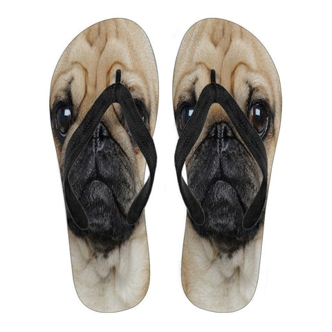 Pug Flip Flops For Women