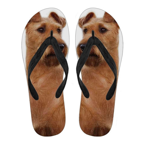 Irish Terrier Flip Flops For Men