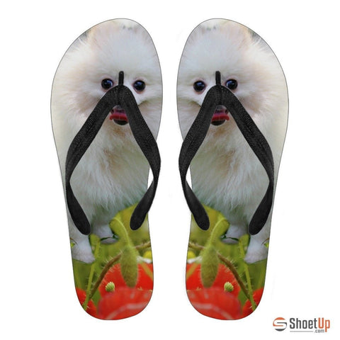 Pomeranian Flip Flops For Women