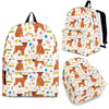 Brussels Griffon Print Backpack Express Shipping