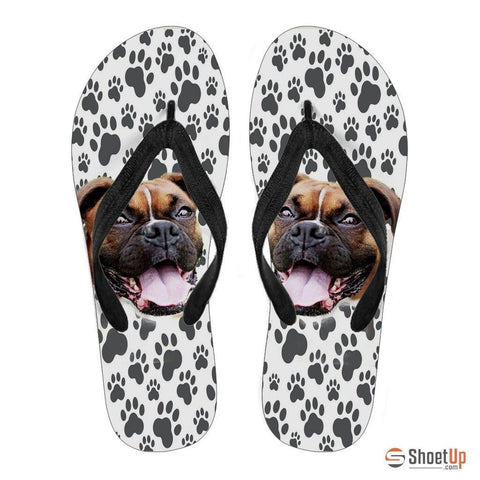 Boxer Print Flip Flops For Men Limited Edition