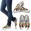 Amazing Basset Hound Print Slip Ons For WomenExpress Shipping