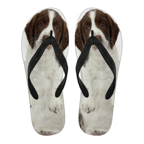 English Springer Spaniel Flip Flops For Women