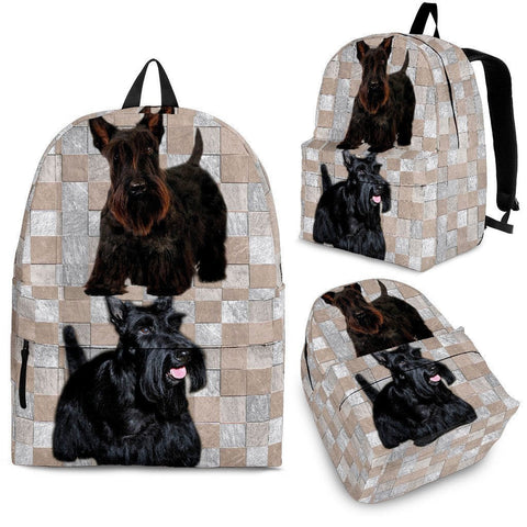 Scottish Terrier Dog Print BackpackExpress Shipping
