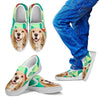 Cocker Spaniel Print Slip Ons For KidsExpress Shipping