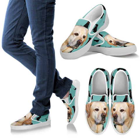 Labrador Print Slip Ons For Women Express Shipping