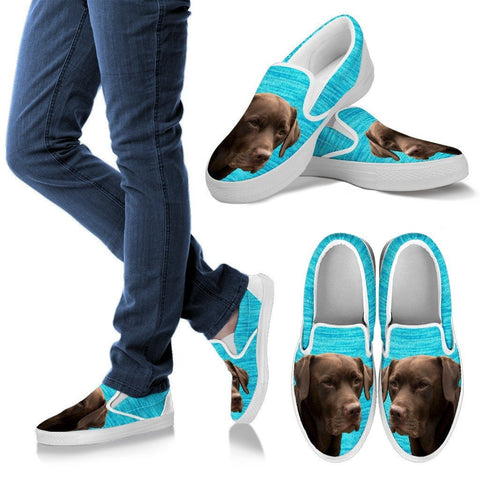 Labrador Retriever (Chocolate) PrintSlip Ons For WomenExpress Shipping