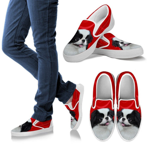 Japanese Chin Print Slip Ons For WomenExpress Shipping