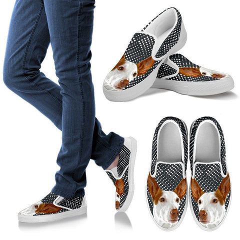 Ibizan Hound Dog Slip Ons For Women