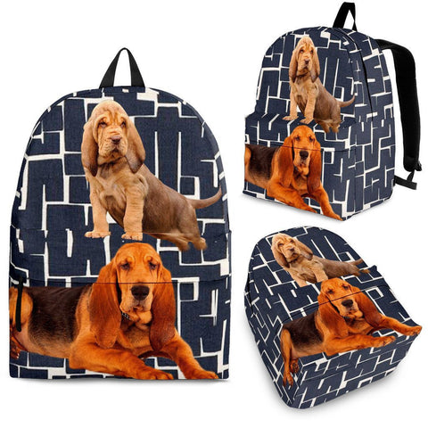 Bloodhound Dog Print BackpackExpress Shipping