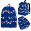 Basset Hound With Puppies Print BackPack Express Shipping