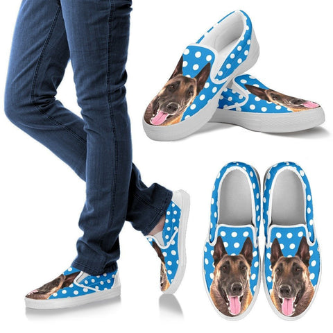 Belgian Malinois Dog Slip Ons For Women