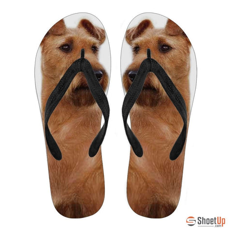 Irish Terrier Flip Flops For Women