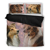 Amazing Shetland Sheepdog Print Bedding Set