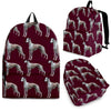 Whippet Dog Print BackpackExpress Shipping