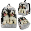 Bearded Collie Print Backpack Express Shipping