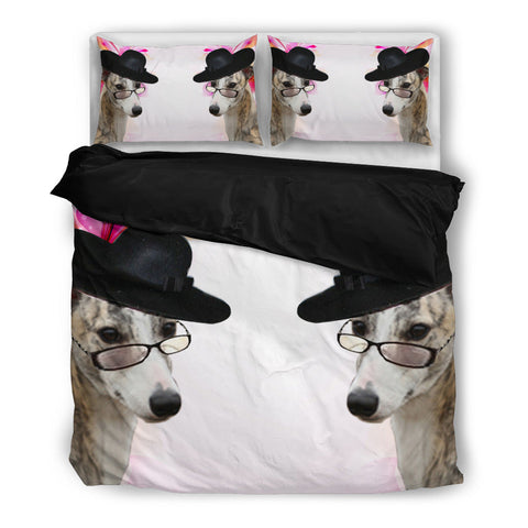 Whippet Print Bedding Set