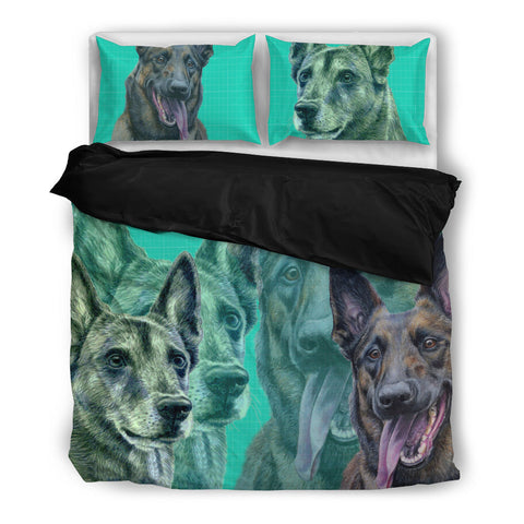 Belgian Malinois (Malinois Dog) Print Bedding Set