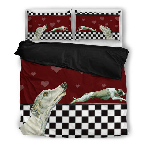 Valentine's Day SpecialWhippet Dog Print Bedding Set