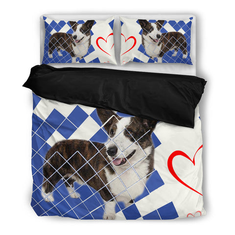 Valentine's Day SpecialCardigan Welsh Corgi Print Bedding Set