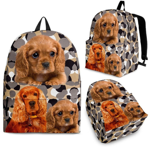 English Cocker Spaniel Dog Print BackpackExpress Shipping