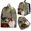 Borzoi Dog Print BackpackExpress Shipping