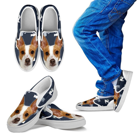 Rat Terrier Print Slip Ons For Kids Express Shipping