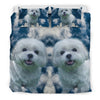 Cute Maltese Print Bedding Set