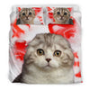 Scottish Fold Cat Print Bedding Set