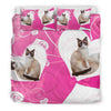 Snowshoe cat Print Bedding Set