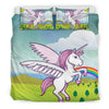 Cute Unicorn Print Bedding Sets