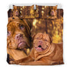 Cute Bordeaux Mastiff Print Bedding Set