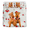 Cute Welsh Terrier Dog Print Bedding Sets