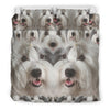 Old English Sheepdog In Lots Print Bedding Sets