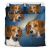 American Foxhound Print Bedding Set