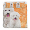 Bichon Frise Dog Print Bedding Sets