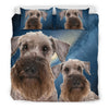 Cesky Terrier Print Bedding Set