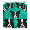 Border Collie Dog Art Print Bedding Set